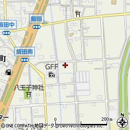 静岡県浜松市中央区飯田町1318周辺の地図