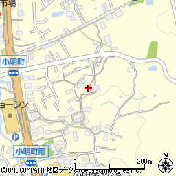 奈良県生駒市小明町857周辺の地図