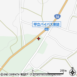 広島県安芸高田市甲田町上甲立153周辺の地図