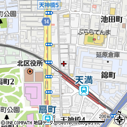 ビッグエコー 天満駅前店周辺の地図