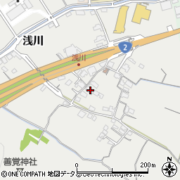 岡山県岡山市東区浅川188周辺の地図