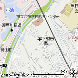 生駒製作所周辺の地図