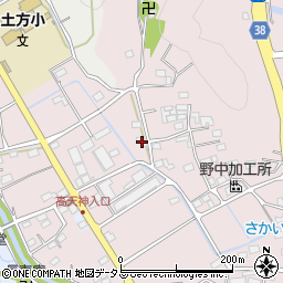 静岡県掛川市下土方23周辺の地図