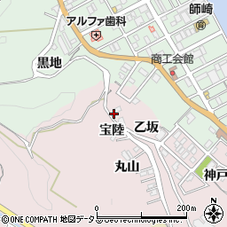 愛知県南知多町（知多郡）師崎（宝陸）周辺の地図
