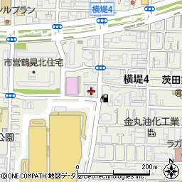 大阪鶴見五郵便局周辺の地図