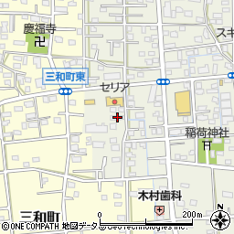 静岡県浜松市中央区飯田町834周辺の地図