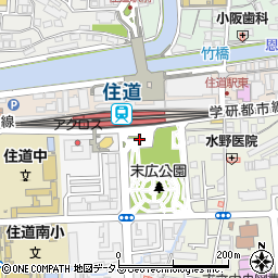 JR住道(住道駅南)周辺の地図