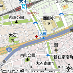 兵庫県神戸市灘区大石北町1周辺の地図