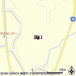 広島県山県郡北広島町溝口周辺の地図