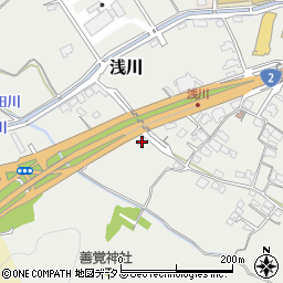 ミツワ産業　浅川工場周辺の地図