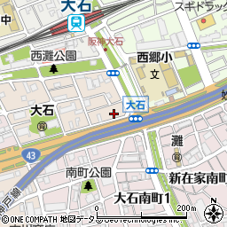 兵庫県神戸市灘区大石北町1-4周辺の地図