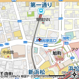 郵便事業浜松支店周辺の地図