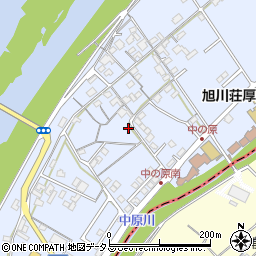 岡山県岡山市北区中原周辺の地図