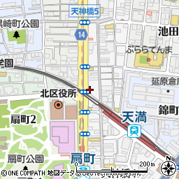 大阪府大阪市北区天神橋4丁目10-5周辺の地図