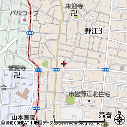 大阪市城東区野江3駐車場周辺の地図