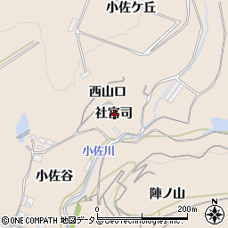 愛知県知多郡南知多町豊浜社宮司周辺の地図