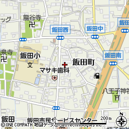 静岡県浜松市中央区飯田町515周辺の地図
