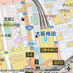 激安大衆居酒屋 乾杯屋 梅田芝田店周辺の地図