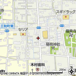静岡県浜松市中央区飯田町817周辺の地図