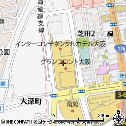 スペインバル La Cazuela roja グランフロント大阪周辺の地図