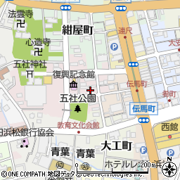 静岡県浜松市中央区利町305周辺の地図