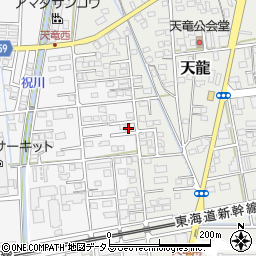 静岡県磐田市海老塚706-3周辺の地図