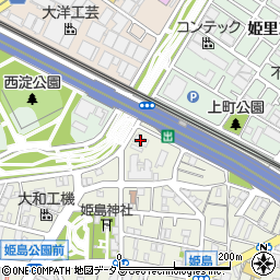 キングマンション姫島周辺の地図