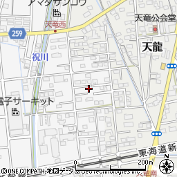 静岡県磐田市海老塚728周辺の地図