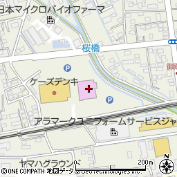 ＡＢＣ　磐田中泉店周辺の地図