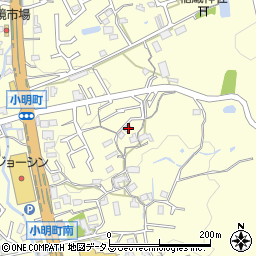 奈良県生駒市小明町856周辺の地図
