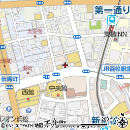 銀座ダイヤモンドシライシ浜松店周辺の地図