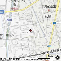 静岡県磐田市海老塚706周辺の地図