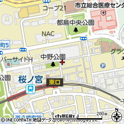日本通運株式会社大阪東支店淀川流通センター周辺の地図