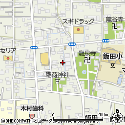静岡県浜松市中央区飯田町949周辺の地図