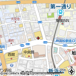 博多もつ鍋 野菜巻き串 まんまる 浜松駅前店周辺の地図