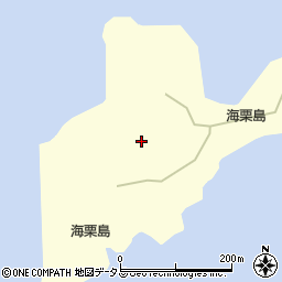 海栗島周辺の地図