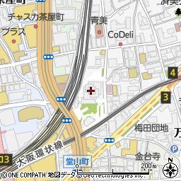 Ｐａｒｋ１ｓｔ．梅田センタービル駐車場周辺の地図