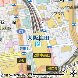 本格点心と台湾料理のダパイダン105 阪急梅田三番街店周辺の地図