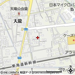 静岡県磐田市天龍464周辺の地図