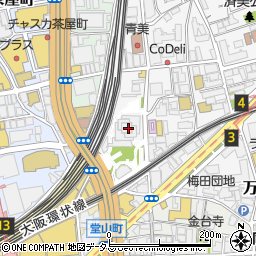 ヴィディヤカフェ 梅田店周辺の地図