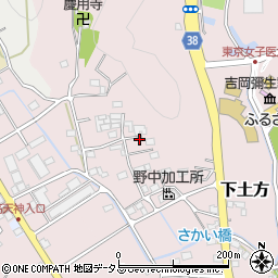 静岡県掛川市下土方73-1周辺の地図