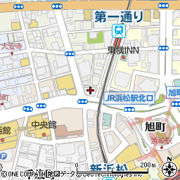 静岡県浜松市中央区鍛冶町332周辺の地図
