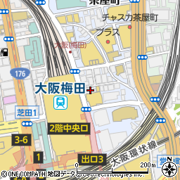 三木楽器株式会社　ＭＩＫＩミュージックサロン梅田周辺の地図
