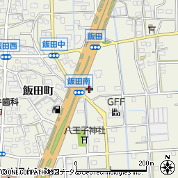 静岡県浜松市中央区飯田町1384周辺の地図