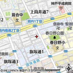 ＣｏＬａＢｏ熊内橋通周辺の地図