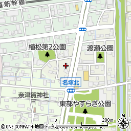 ピザーラ浜松東店周辺の地図