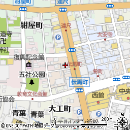 浜松磐田信用金庫伝馬町支店周辺の地図