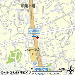 奈良県生駒市小明町549周辺の地図