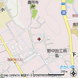 静岡県掛川市下土方34周辺の地図