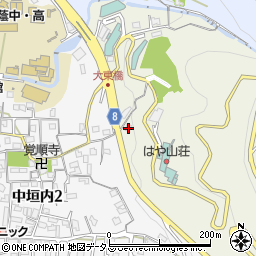 大阪府大東市中垣内855周辺の地図